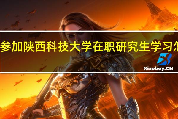 参加陕西科技大学在职研究生学习怎么样
