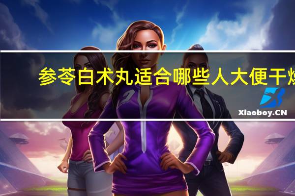参苓白术丸适合哪些人大便干燥（参苓白术丸适合哪些人）