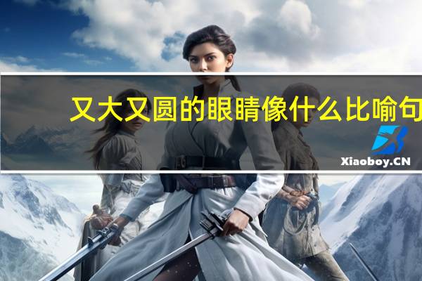 又大又圆的眼睛像什么比喻句