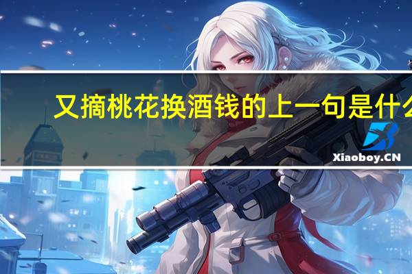 又摘桃花换酒钱的上一句是什么