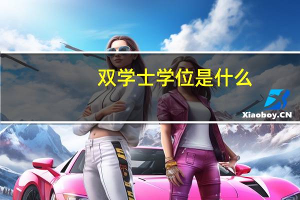 双学士学位是什么