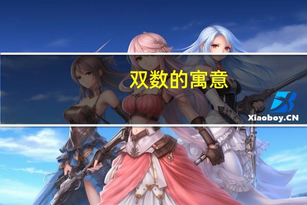 双数的寓意