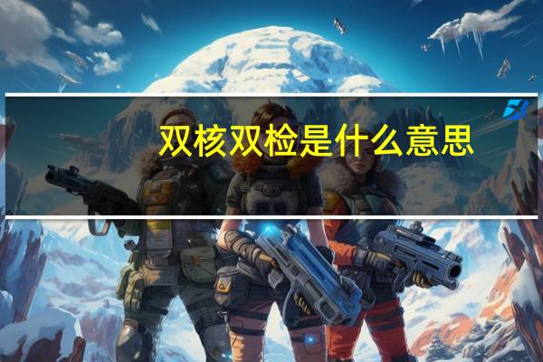 双核双检是什么意思（双核改单核）