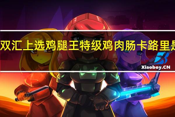 双汇 上选鸡腿王特级鸡肉肠卡路里是多少