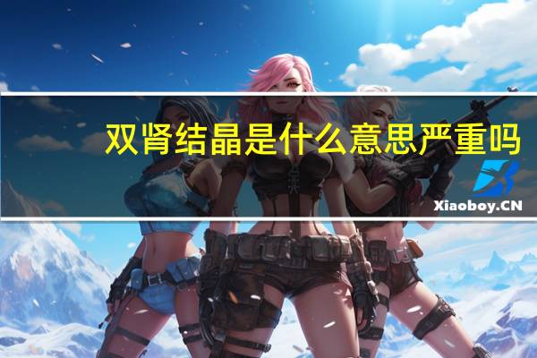 双肾结晶是什么意思严重吗（双肾结晶是什么意思严重）