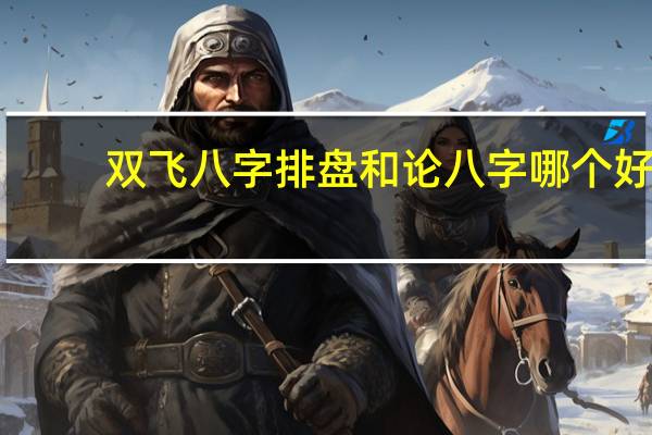 双飞八字排盘和论八字哪个好（双飞八字排盘）