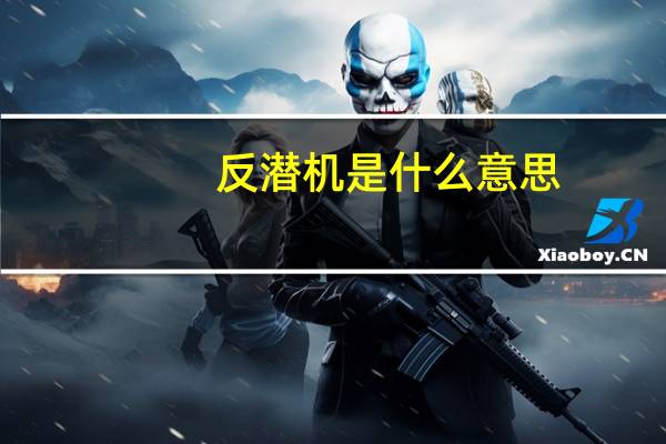反潜机是什么意思