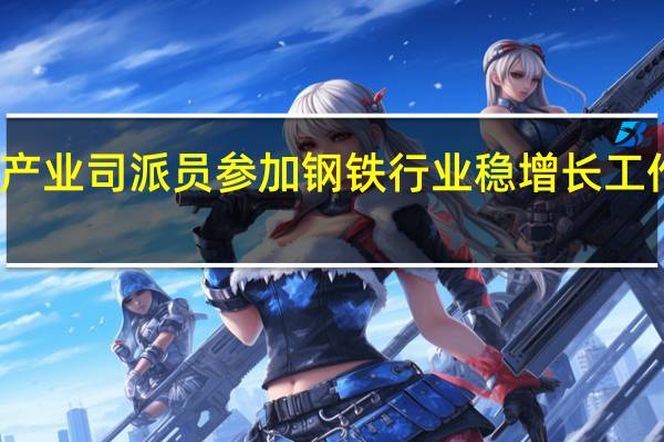 发改委产业司派员参加钢铁行业稳增长工作方案宣贯会