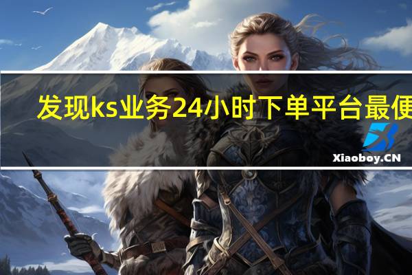 发现ks业务24小时下单平台最便宜 - 手机卡盟自助下单购买