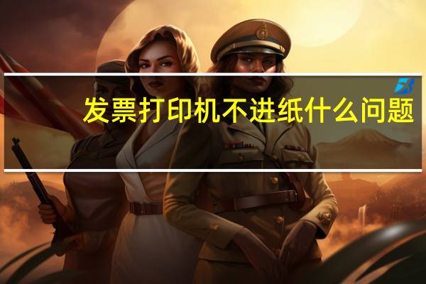 发票打印机不进纸什么问题（发票打印机不进纸怎么办）