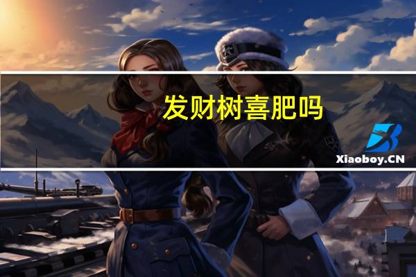发财树喜肥吗