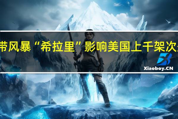 受热带风暴“希拉里”影响美国上千架次航班被取消