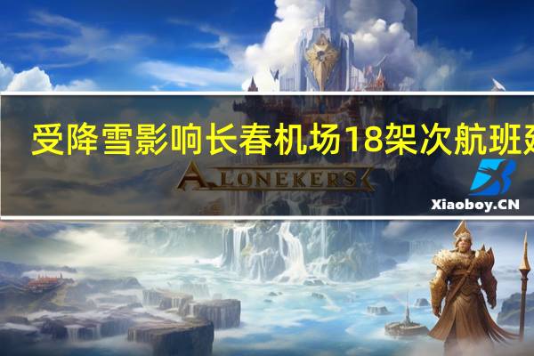 受降雪影响 长春机场18架次航班延误