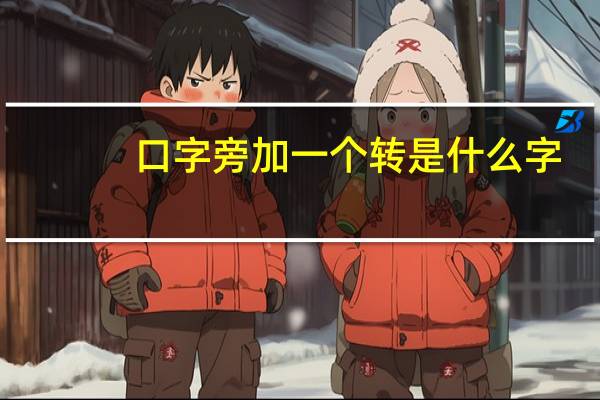 口字旁加一个转是什么字