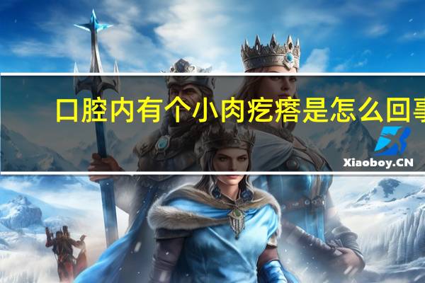 口腔内有个小肉疙瘩是怎么回事(口腔内壁小肉疙瘩是什么)