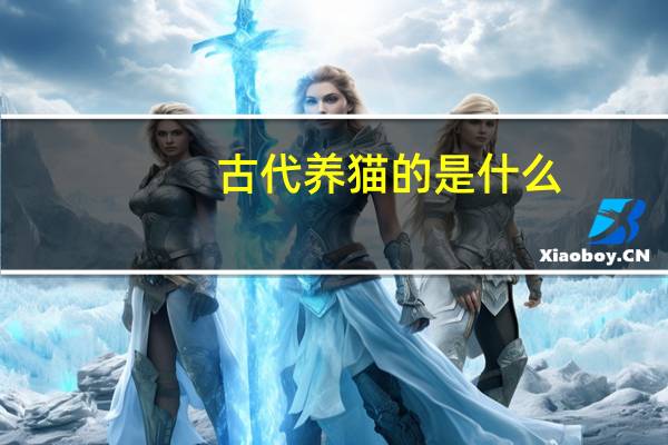古代养猫的是什么