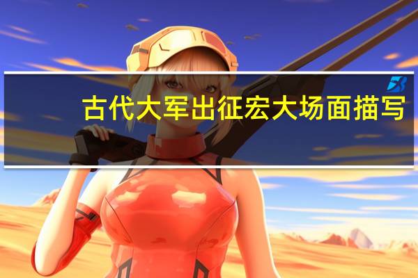 古代大军出征宏大场面描写