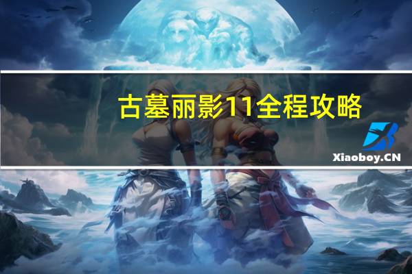 古墓丽影11全程攻略（古墓丽影1）