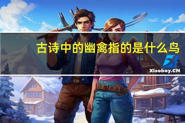 古诗中的幽禽指的是什么鸟