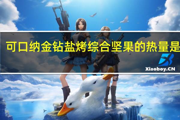 可口纳 金钻盐烤综合坚果的热量是多少