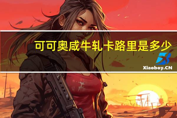 可可奥 咸牛轧卡路里是多少