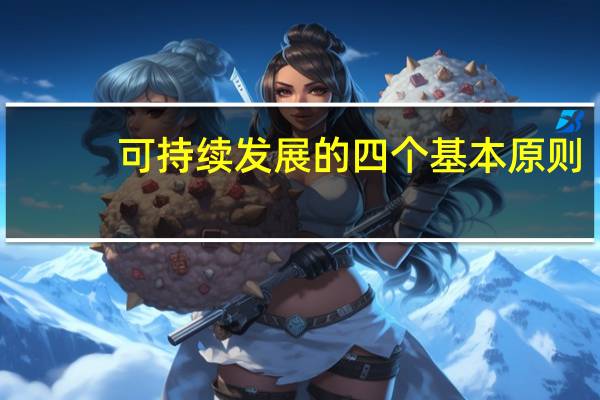 可持续发展的四个基本原则