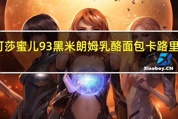 可莎蜜儿 93黑米朗姆乳酪面包卡路里是多少