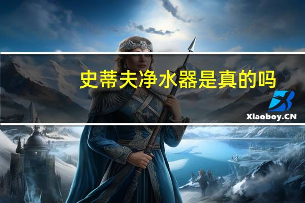 史蒂夫净水器是真的吗（史帝夫净水器是真的嘛你想象不到的低价）