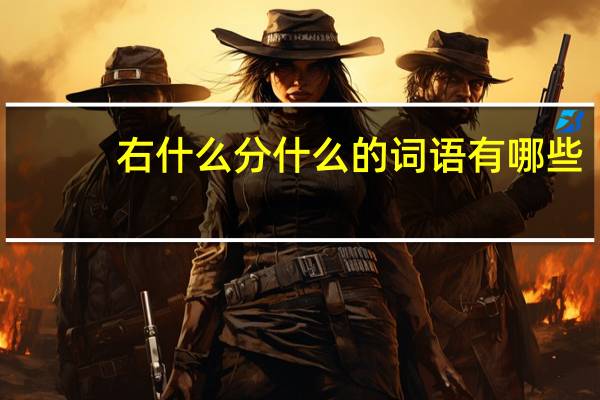 右什么分什么的词语有哪些?