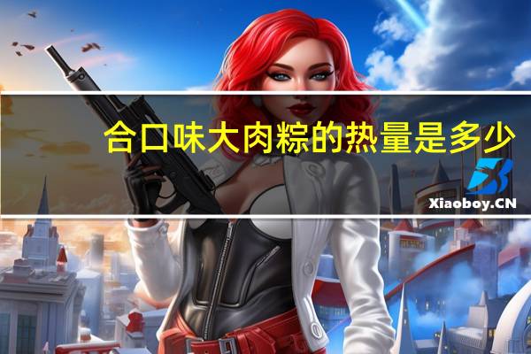 合口味 大肉粽的热量是多少