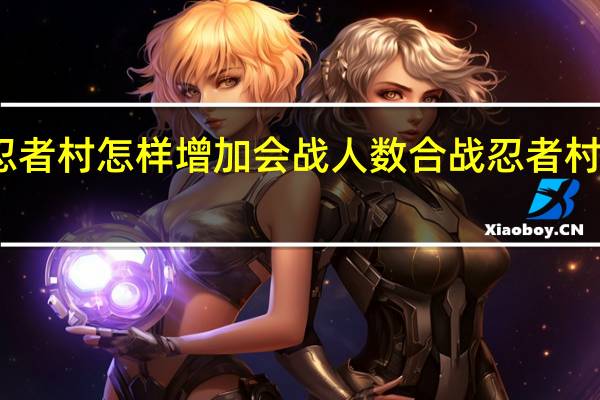 合战忍者村怎样增加会战人数 合战忍者村全人物属性
