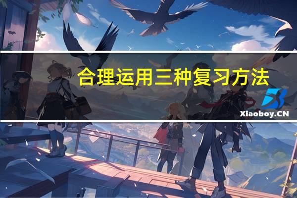 合理运用三种复习方法