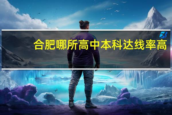 合肥哪所高中本科达线率高
