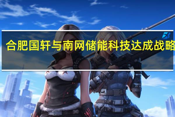 合肥国轩与南网储能科技达成战略合作