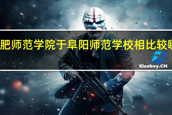 合肥师范学院于阜阳师范学校相比较哪个好些