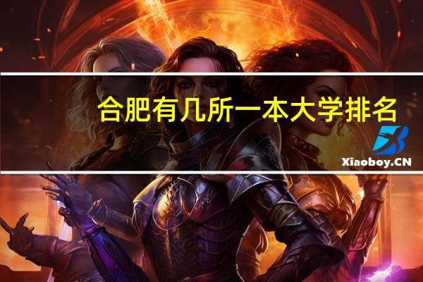 合肥有几所一本大学排名