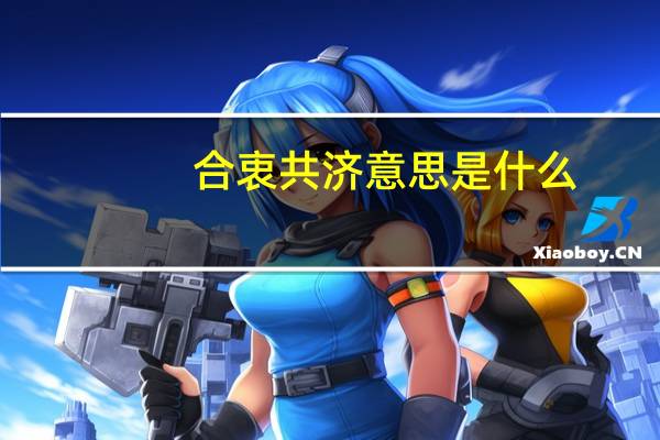 合衷共济意思是什么