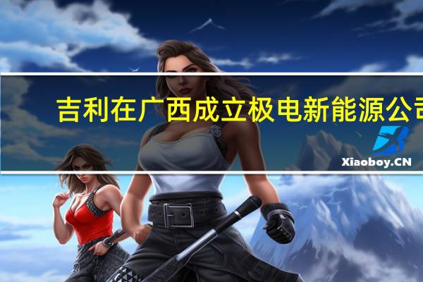 吉利在广西成立极电新能源公司