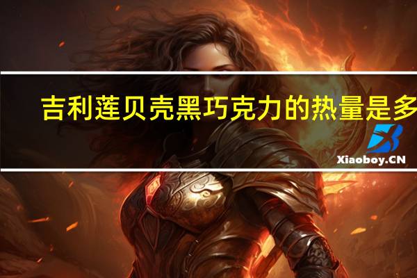 吉利莲 贝壳黑巧克力的热量是多少