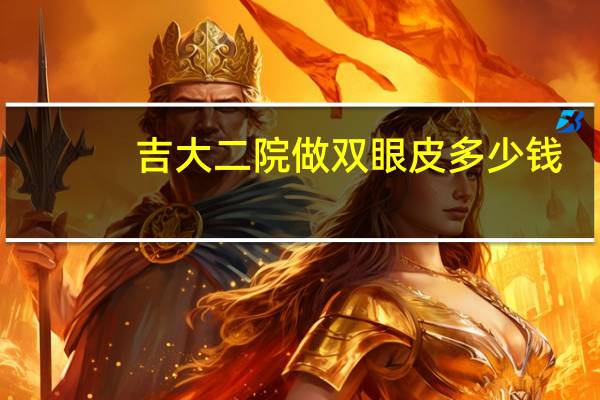 吉大二院做双眼皮多少钱?长春全切双眼皮哪家医院好