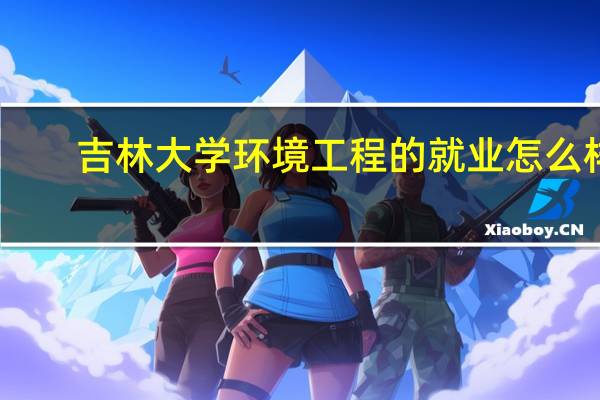 吉林大学环境工程的就业怎么样
