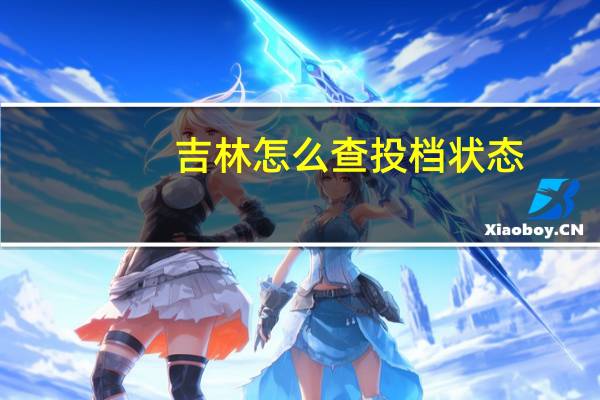 吉林怎么查投档状态