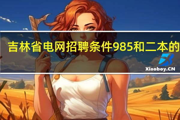 吉林省电网招聘条件985和二本的区别