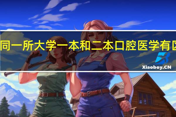 同一所大学一本和二本口腔医学有区别吗