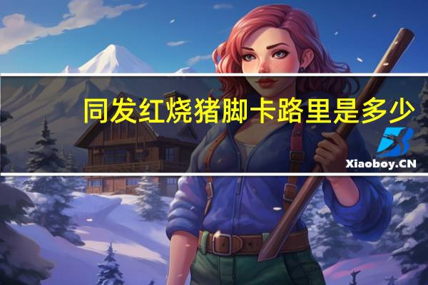 同发 红烧猪脚卡路里是多少