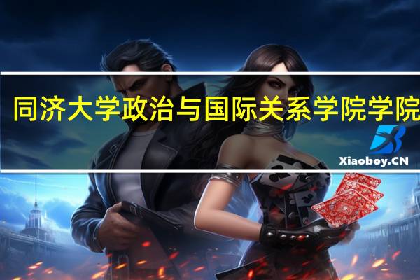 同济大学政治与国际关系学院学院简介