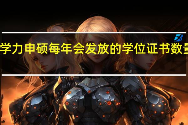 同等学力申硕每年会发放的学位证书数量有限制吗