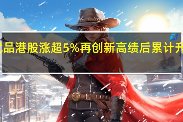 名创优品港股涨超5%再创新高绩后累计升幅高达40%