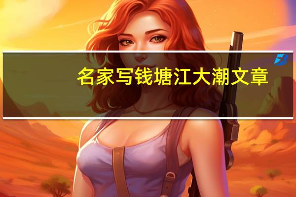 名家写钱塘江大潮文章（钱塘江大潮文章）