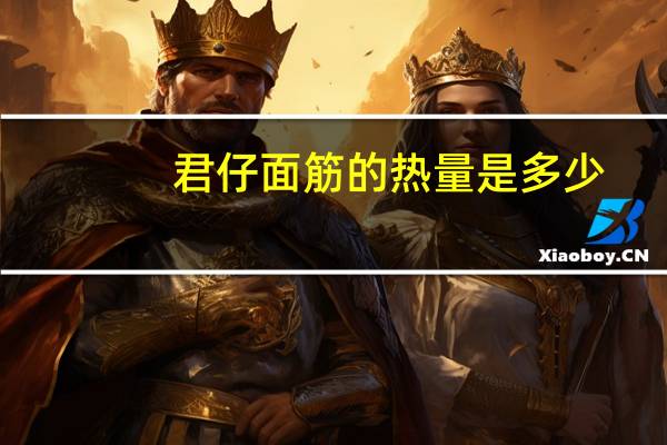君仔 面筋的热量是多少